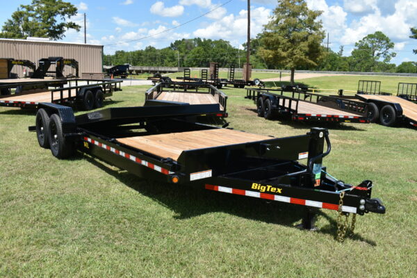 Big Tex 14TL 83" x 22 (16 + 6) Heavy Duty Tilt Bed Trailer