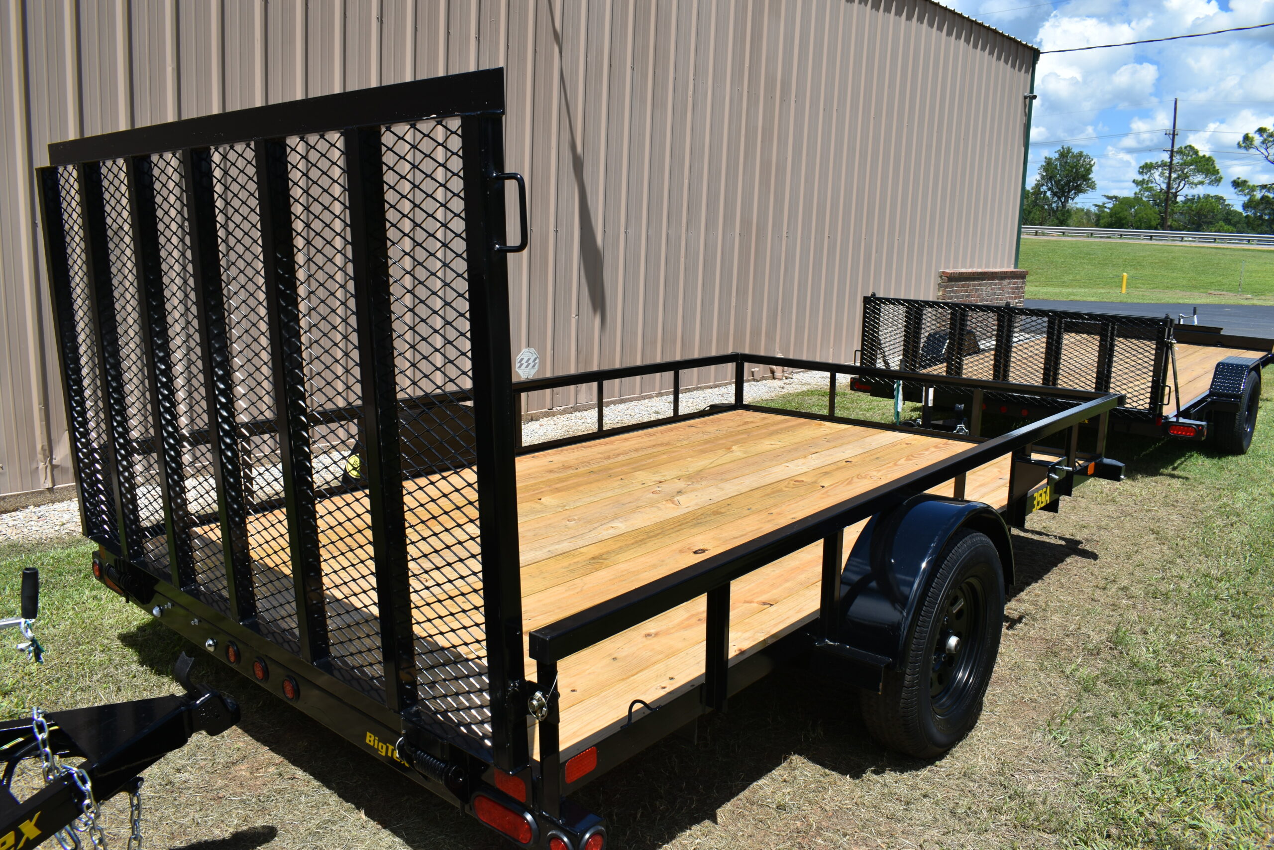 2024 Big Tex 35SA 77″ x 12 Single Axle Utility Trailer Cypress Big Tex