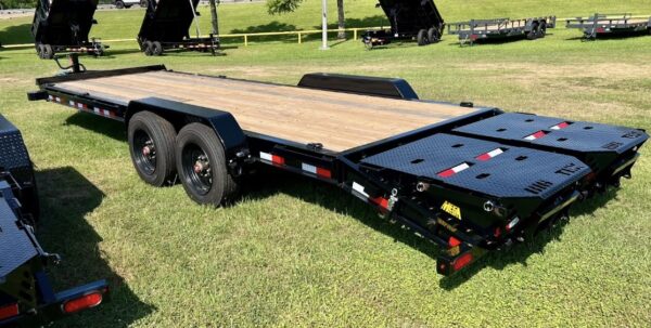 2025 Big Tex 16EH-24ft (83”x21’+3’) tandem axle heavy equipment trailer